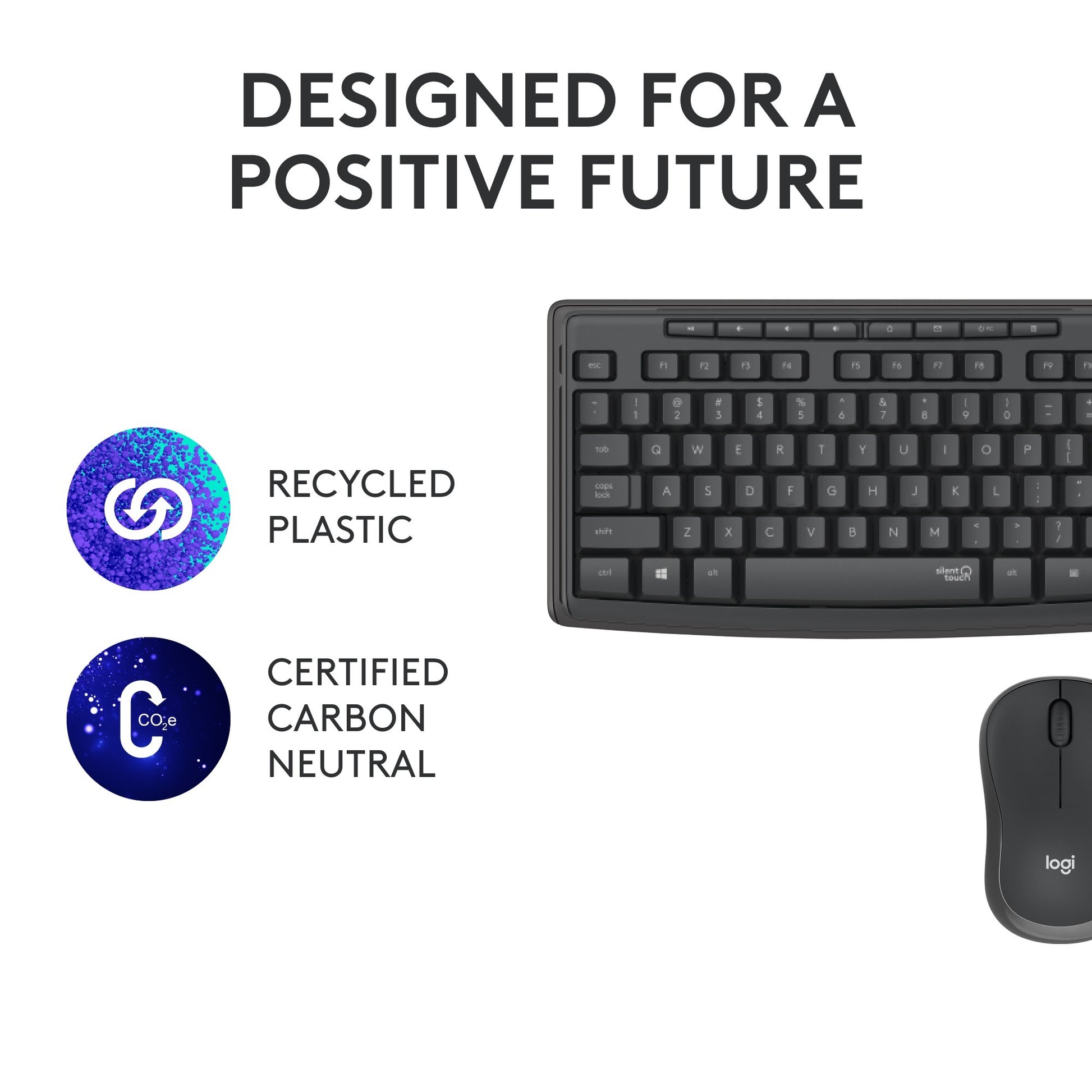Logitech MK295 Silent Wireless Keyboard and Mouse Combo