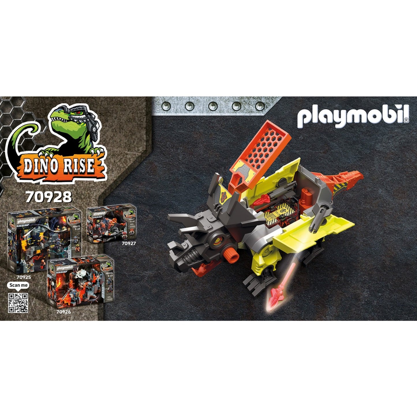 Playmobil Rise Robo-dino Vrecht Machine 70928