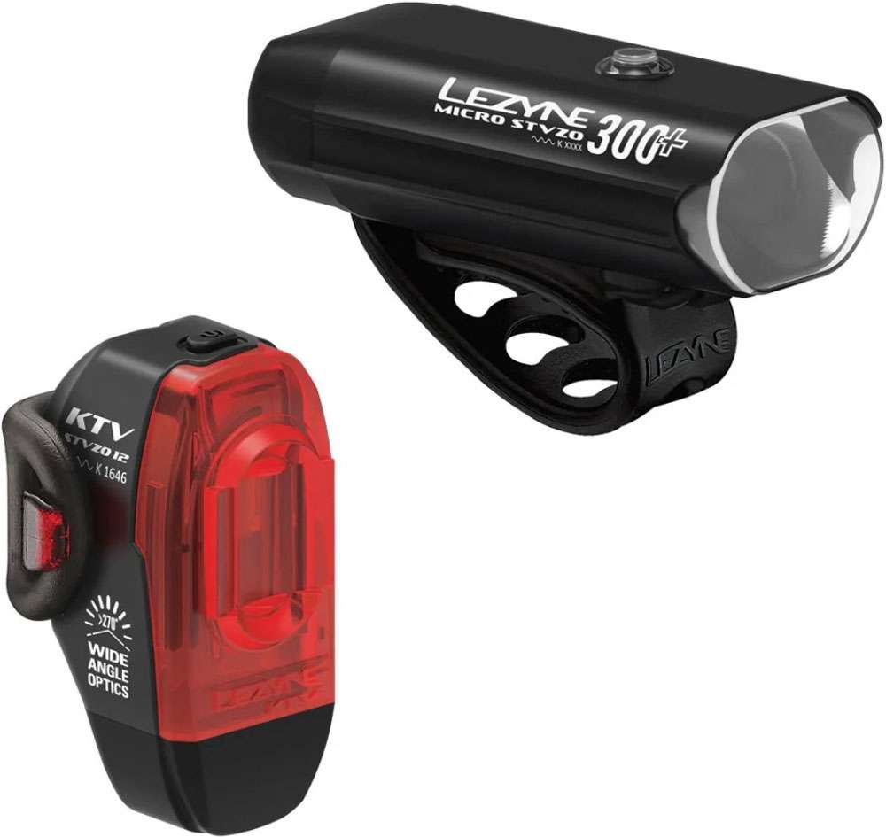 Lezyne Micro Drive 300+ STVZO KTV Drive Beleuchtungsset