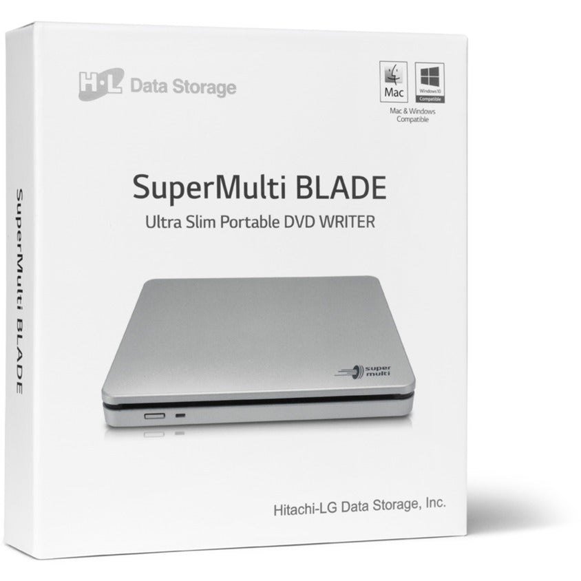 Hitachi-LG Data Storage GP70NS50 Externer DVD-Brenner (Silber, M-Disc)