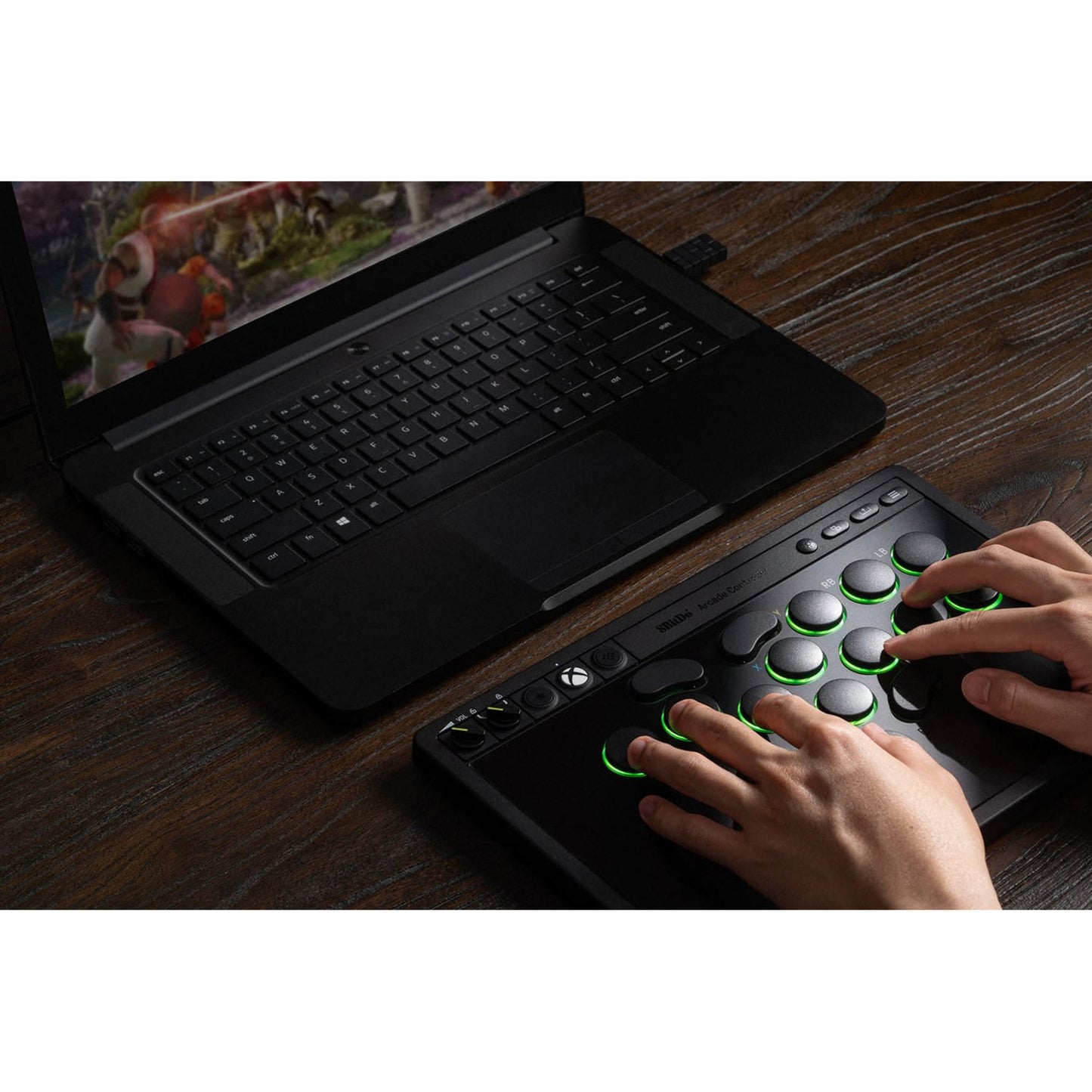 8bitdo Arcade-Controller für Xbox (schwarz, 2,4 GHz USB, Xbox Series X|s, Xbox One, PC)