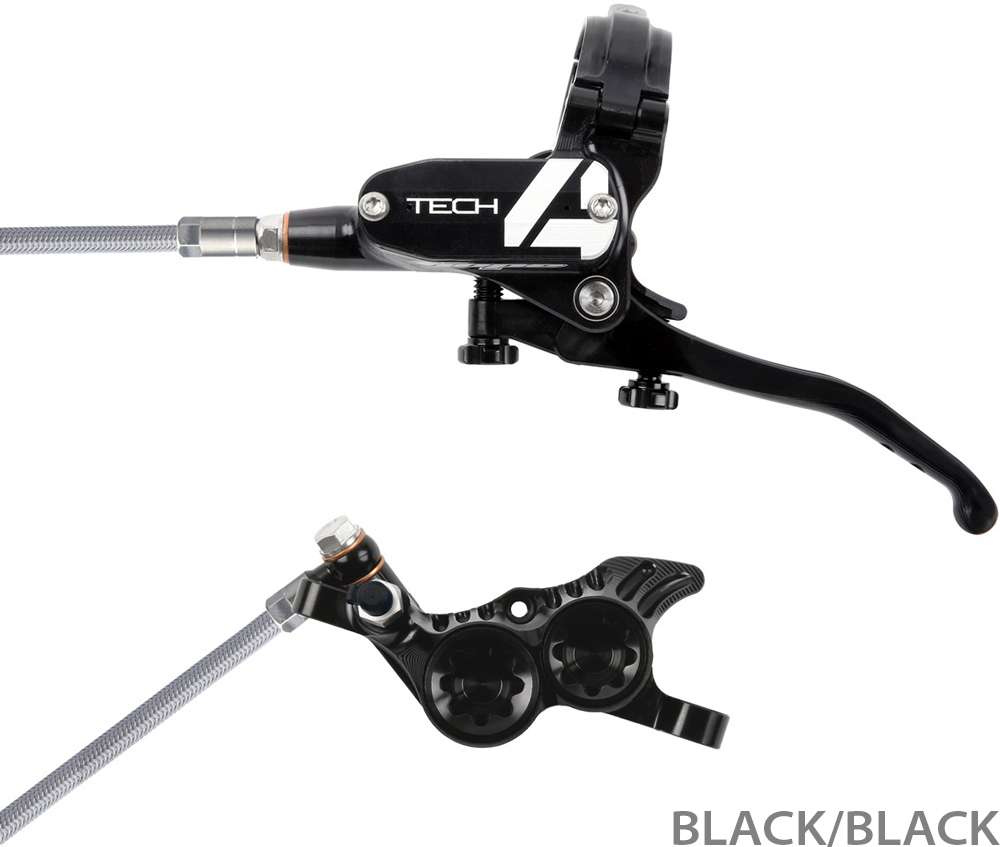 Hope Tech 4 V4 Stahlflex-Scheibenbremse – Hebel links