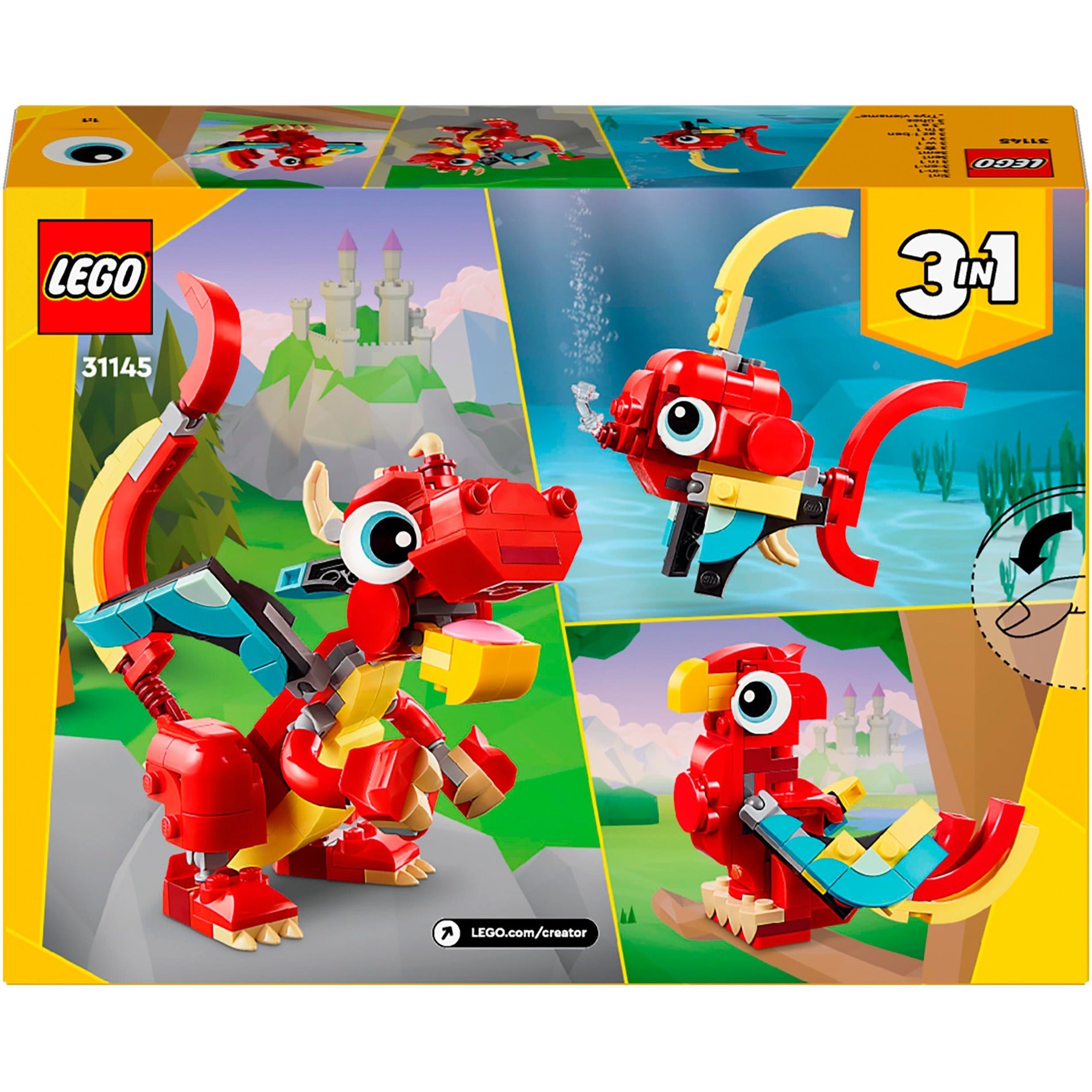 Lego LEGO Creator 31145 Roter Drache