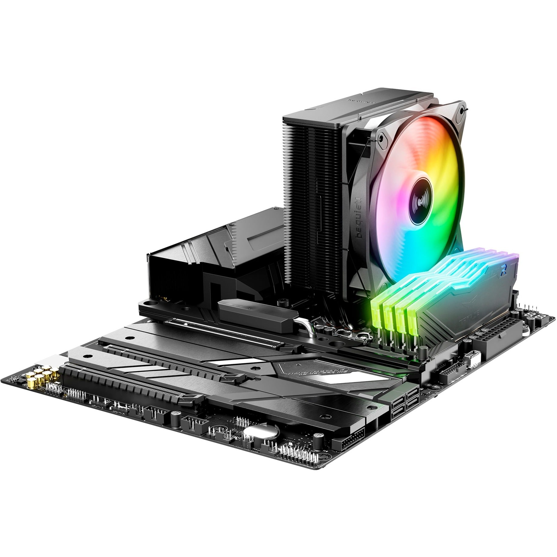 Ruhig sein! Pure Rock 3 LX RGB CPU-Kühler (Schwarz)