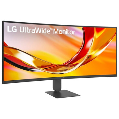 LG Ultrawide 34U640B-B 34 gebogener Monitor (Schwarz, HDMI, DisplayPort, USB, AMD FreeSync, 144 Hz)