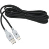 Powera USB-C-Kabel für Playstation 5 (schwarz und weiß, 3 Meter)