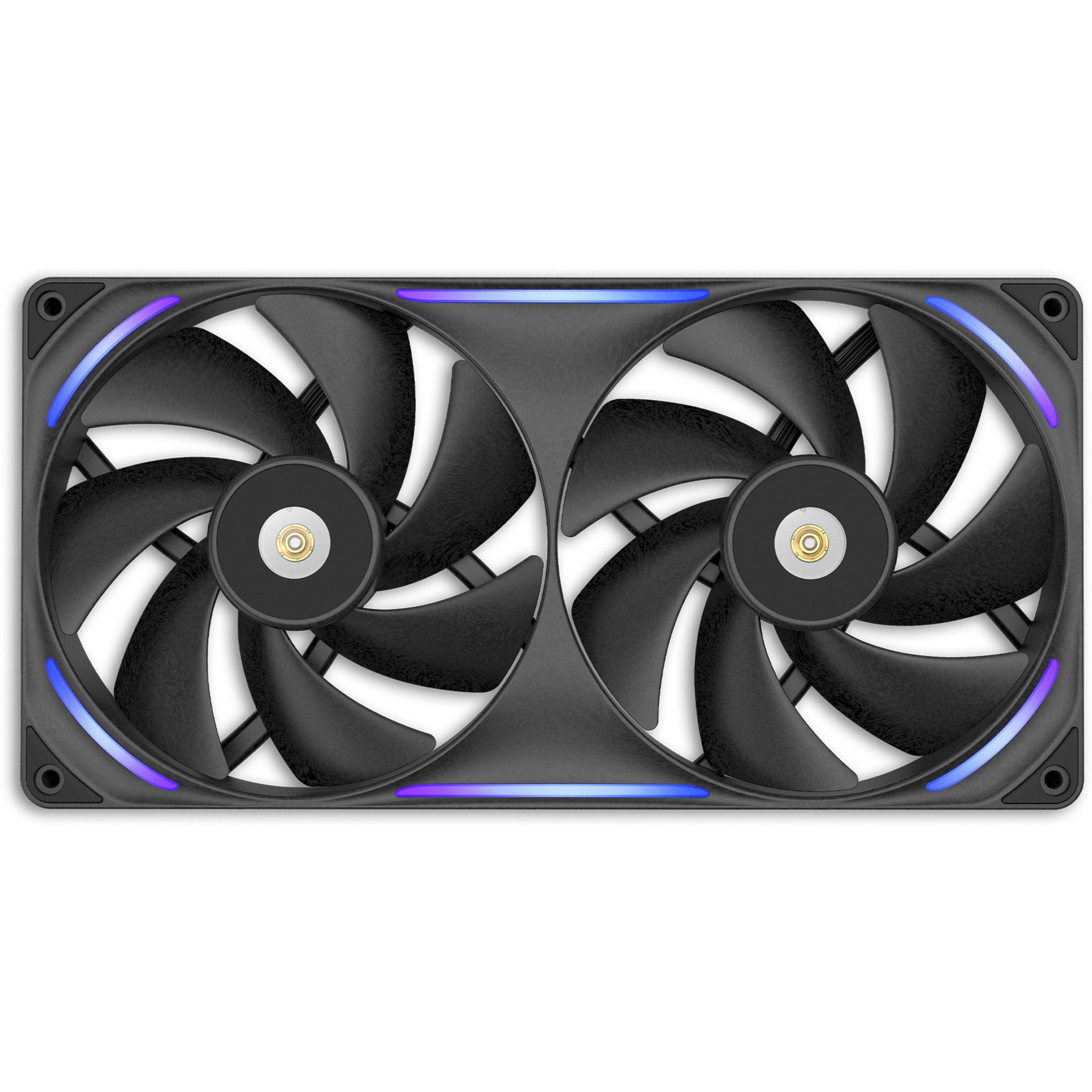 Nzxt Performance Fan F280x RGB-Gehäuselüfter (schwarz, 2 Stück, 280 x 140 x 30 mm, PWM)