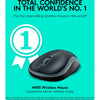 Logitech kabellose Maus M185 (blau, Einzelhandel)
