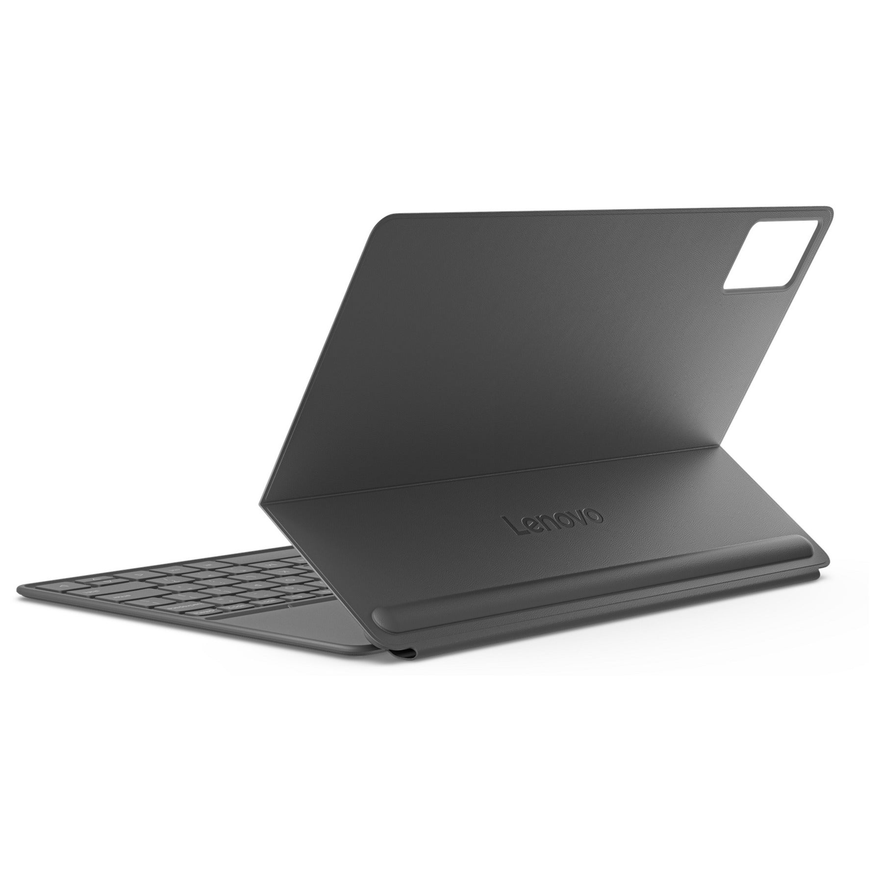 Lenovo Folio-Tastatur für Idea Tab Plus – QWERTY (US International) Tablet-Hülle (Grau)