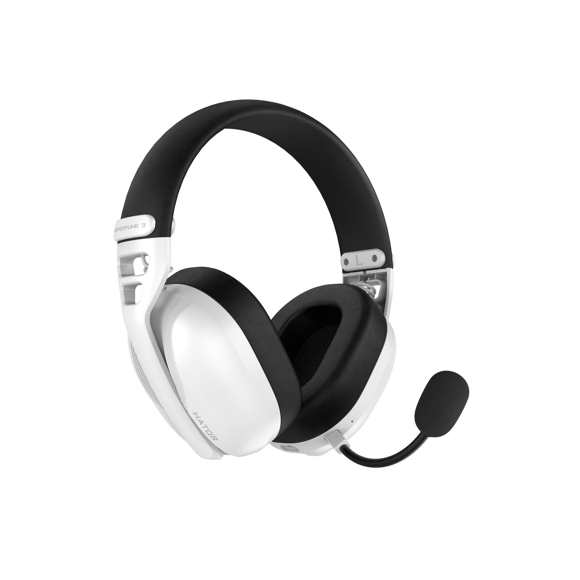 Hator Hyperpunk 3 kabelloses Over-Ear-Gaming-Headset (weiß, 2,4 GHz Bluetooth 5.4 USB-C)