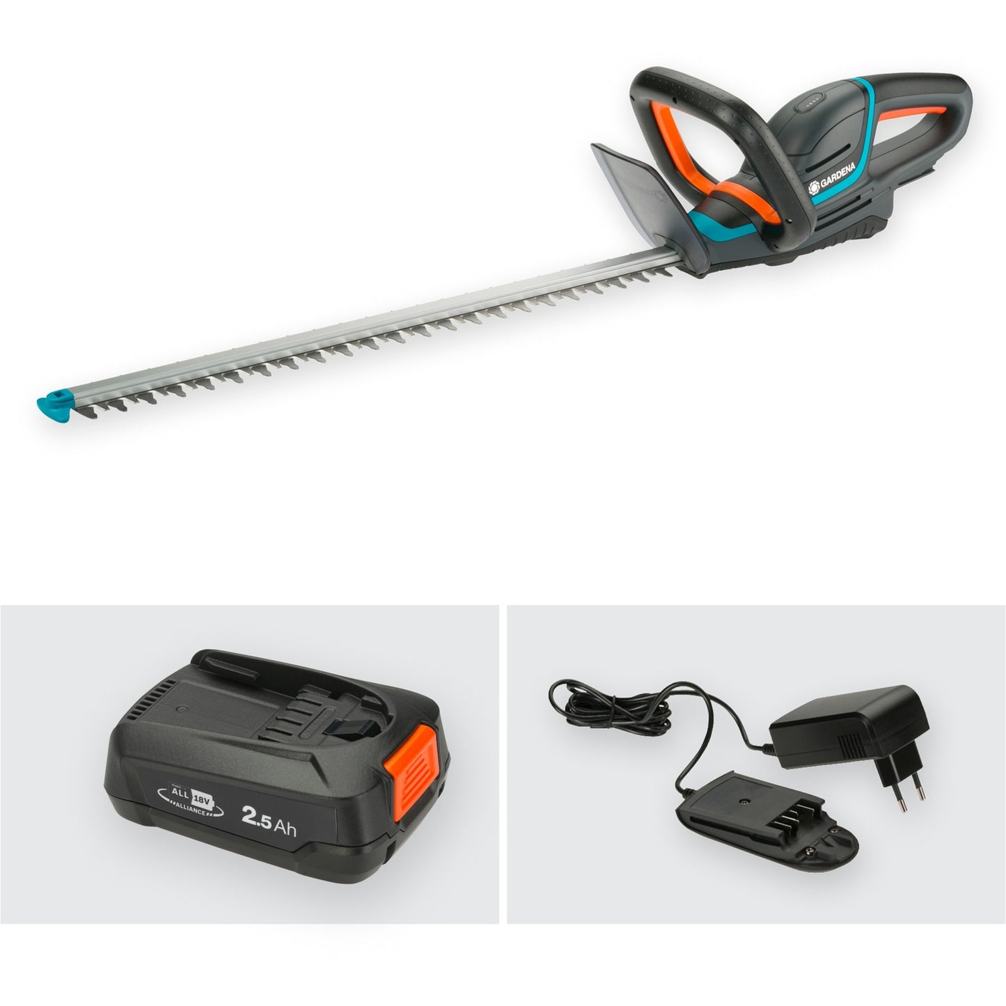 Gardena Battery Hedge Trimmer Comfortcut 60 18V P4A Set
