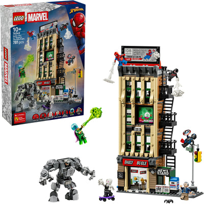 Lego Superhelden 76342 Marvel Spider-Man vs. Mysterio: Das tägliche Signalhorn