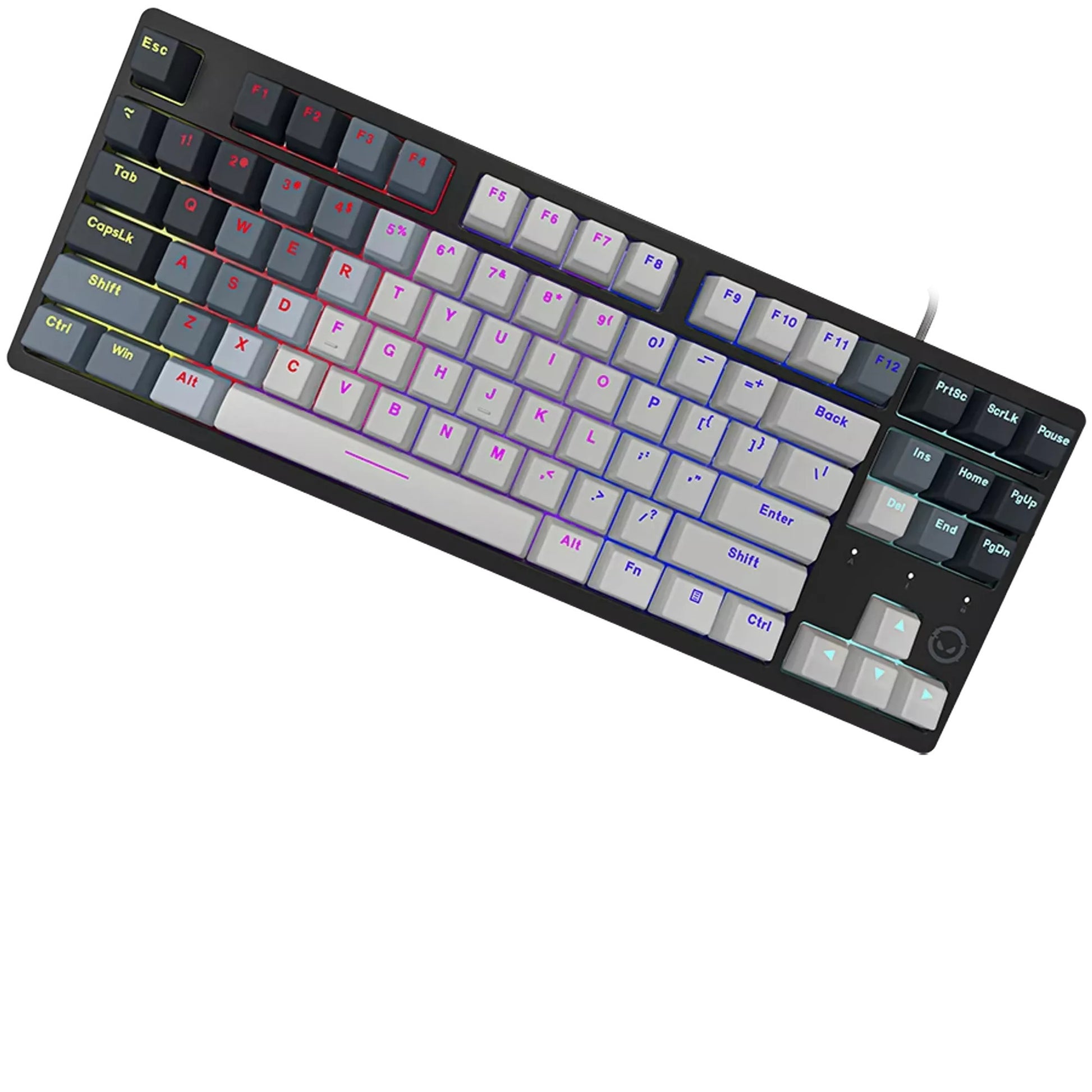 Lorgar Azar 514TKL, Gaming-Tastatur (weiß, US-Layout, Logar Dream, TKL, RGB)