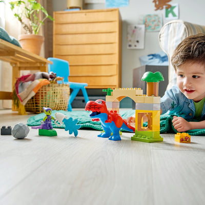 Lego Duplo 10463 Dinosaurier Spidey Rex vs. grüner Kobold