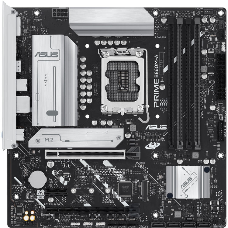 Asus Prime B860M-A-CSM Sockel 1851 Motherboard (Raid, 2,5 GB-LAN, Sound, µatx)