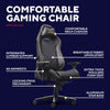 Trust GXT 721BM Ruya Pro Premium bequemer Gaming-Stuhl (Schwarz Gelb)