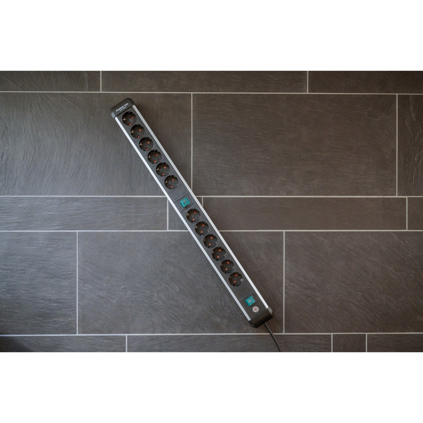 Brennenstuhl Premium-Alu-Line-Sockel 12-mal
