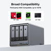 Ugreen nasync dxp4800 plus (grau, 1x 2,5GBe, 1x 10GBE, HDMI, USB-C)