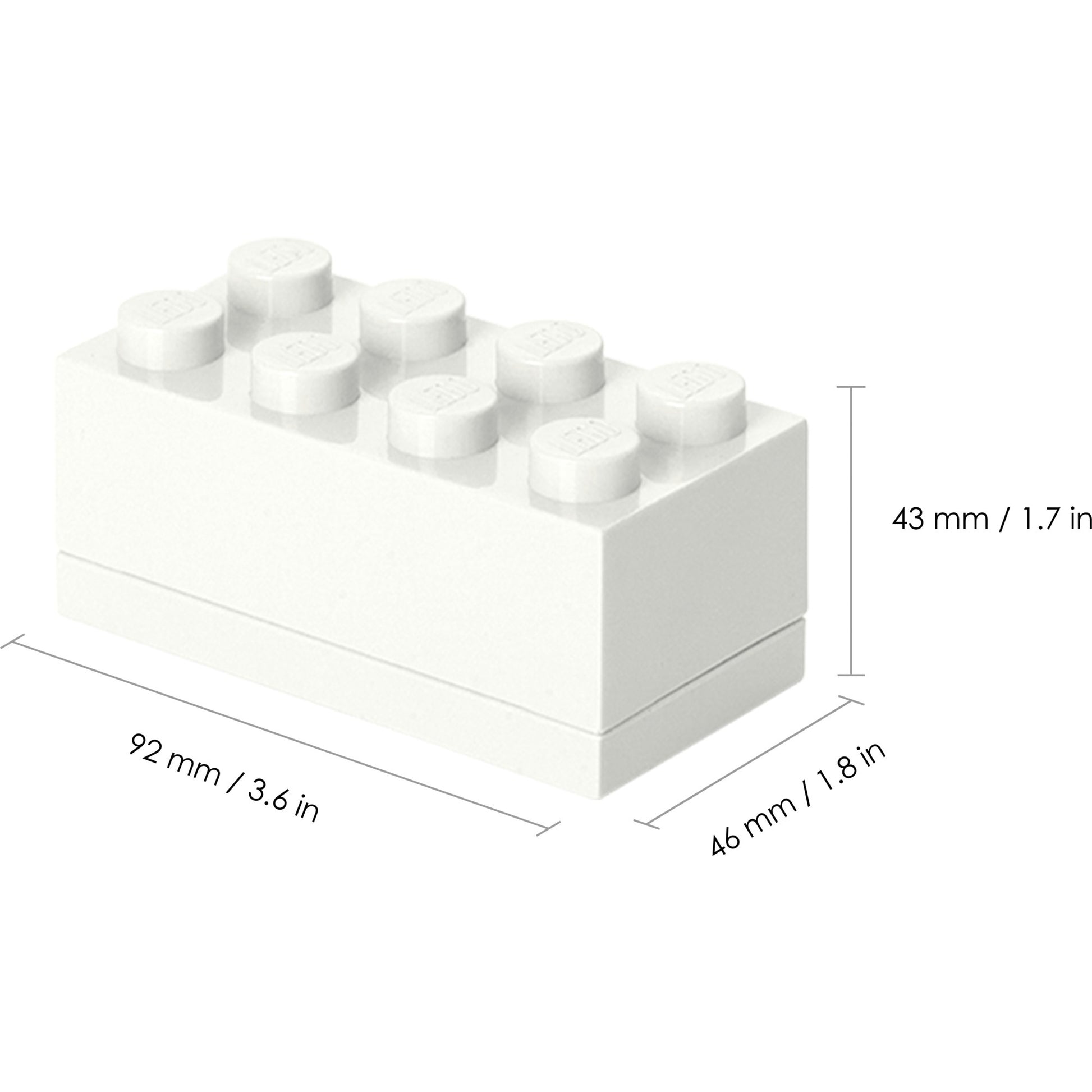 Zimmer Kopenhagen LEGO Mini Box 8 Weiß
