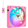 Thermaltake CT120 EX ArGB Sync PC-Lüfter Pink (3-Lüfter-Pack) Gehäuselüfter (Rosa, 3 Stück, 120 x 120 x 25 mm, PWM)