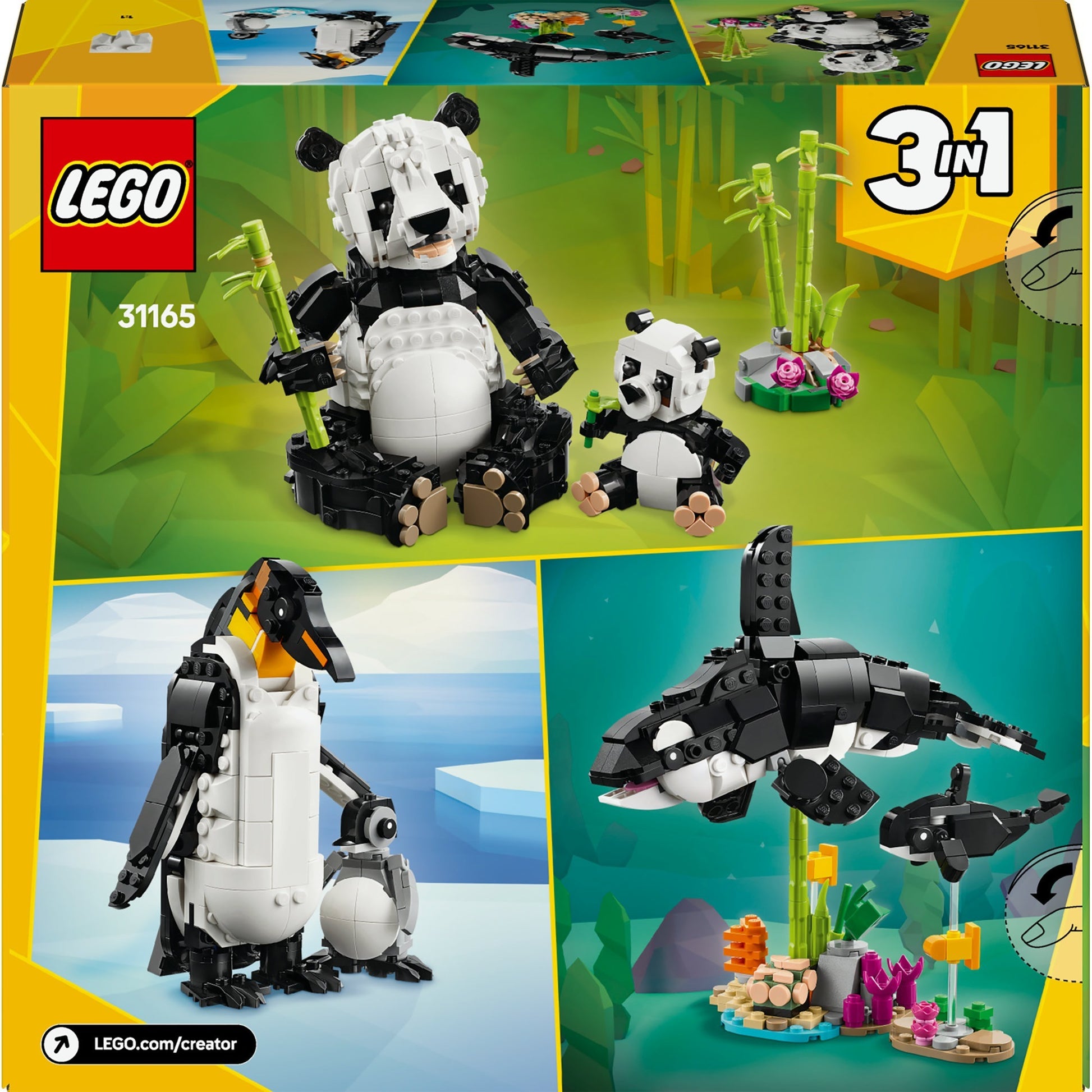 LEGO LEGO Creator 31165 Wildtiere: Panda Familie