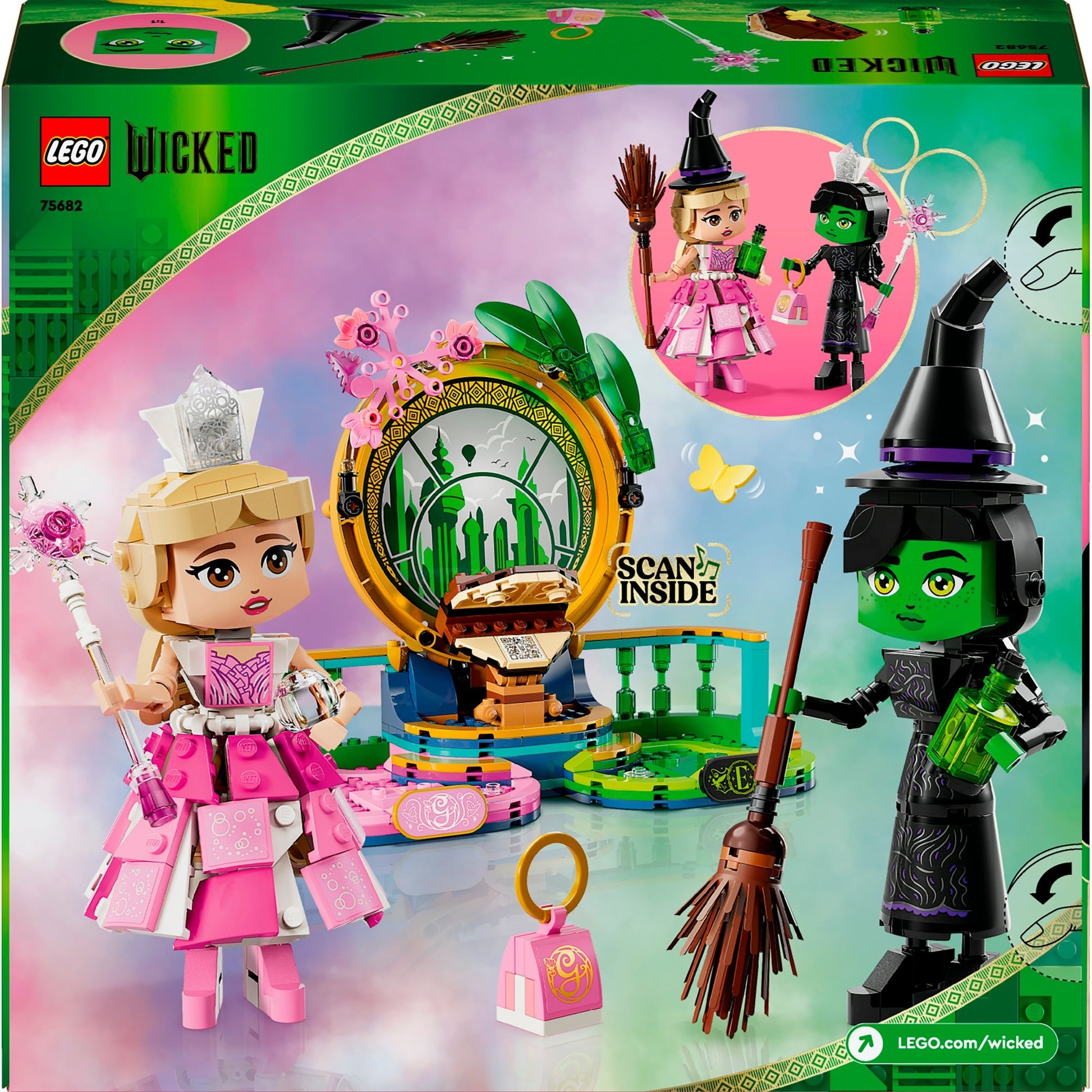 LEGO 75682 Wicked Elphaba und Glinda Figuren
