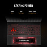 Asus TUF Gaming A16 FA608UM-RV231W 16 Gaming-Laptop (schwarz grau | R7 260 | RTX 5060 | 16 GB | 512 GB SSD) - afbeelding 19