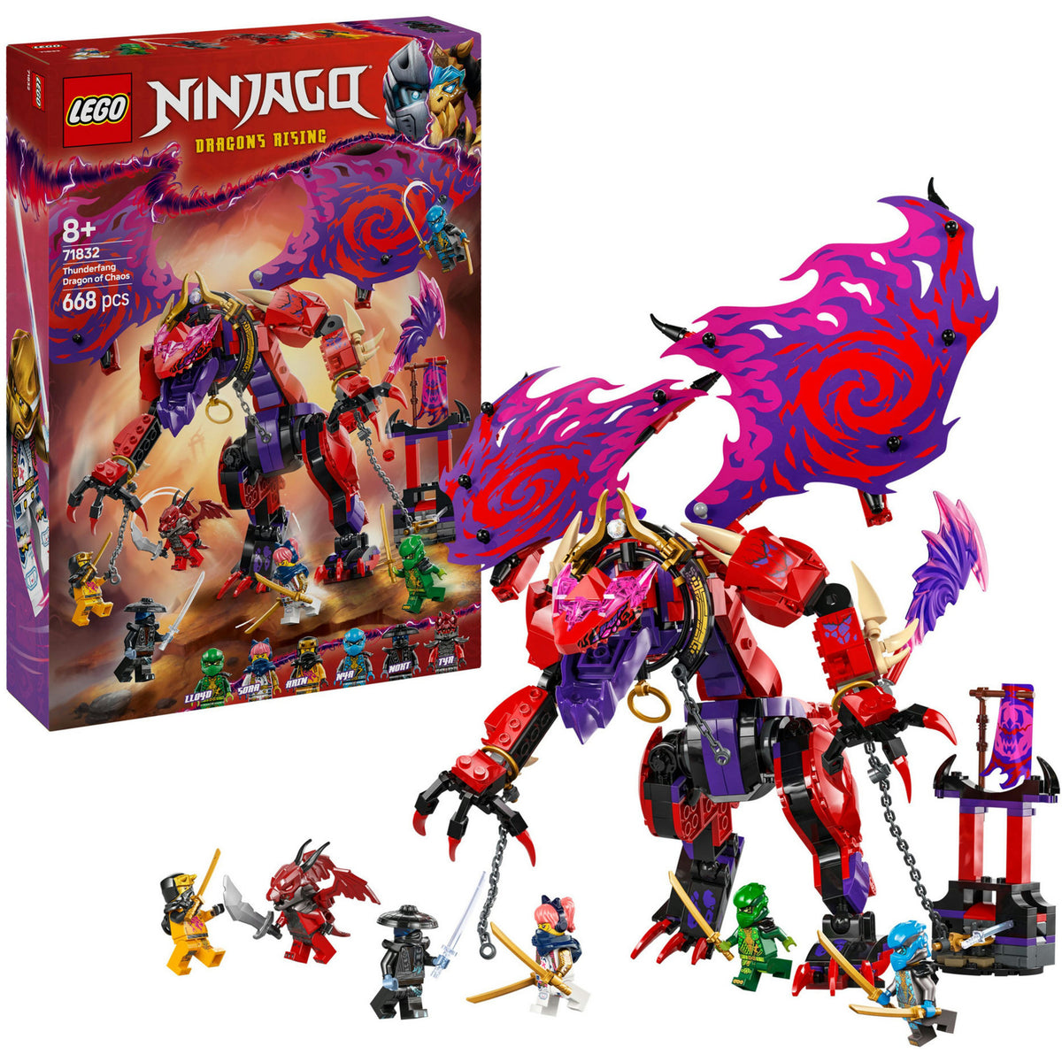 LEGO 71832 Ninjago Lightntand Dragon aus dem Chaos