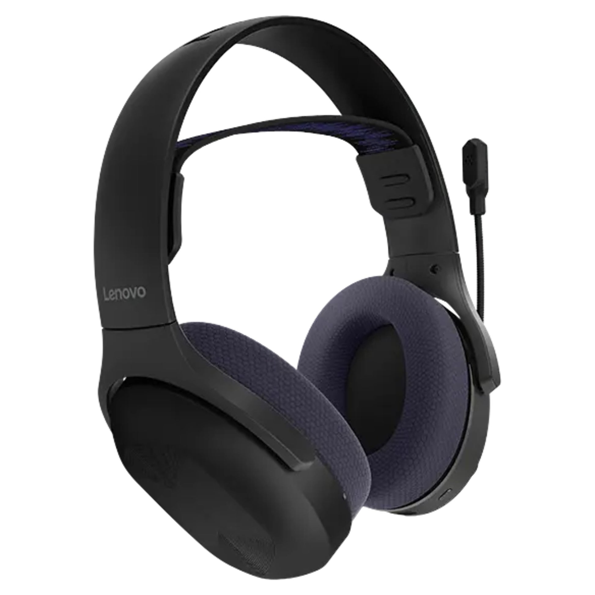 Lenovo Legion H410 Kabelloses Gaming-Headset Over-Ear-Gaming-Headset (Schwarz Lila, Bluetooth, 2,4 GHz, Playstation 4, Playstation 5, Nintendo Switch, PC)