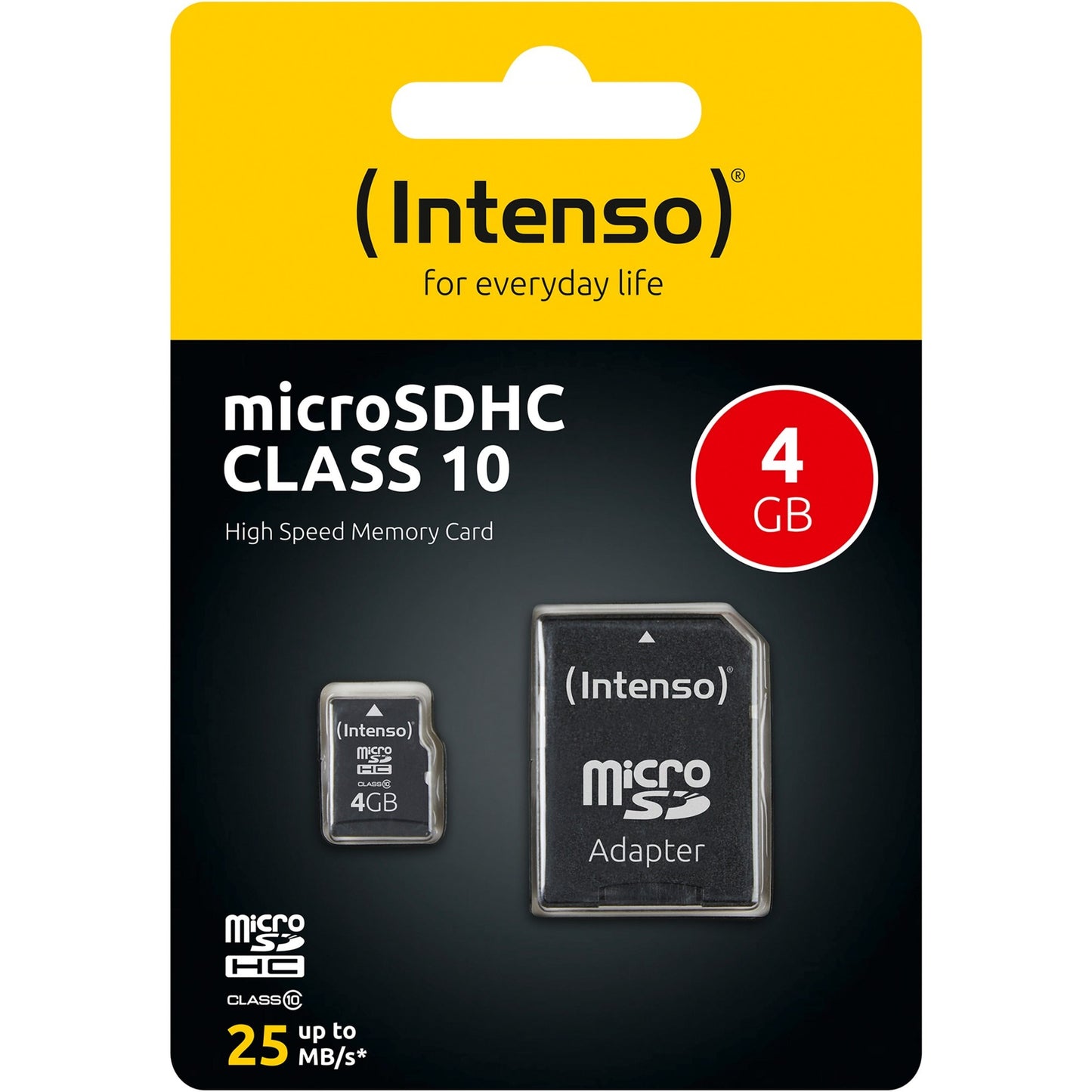 Inteno MicroSDHC 4GB Klasse 10