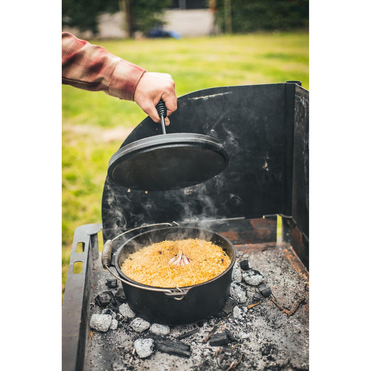 The Windmill Dutch Oven 4,5 qt Kochtopf (schwarz, ø 25,5 cm | 3,8 Liter)