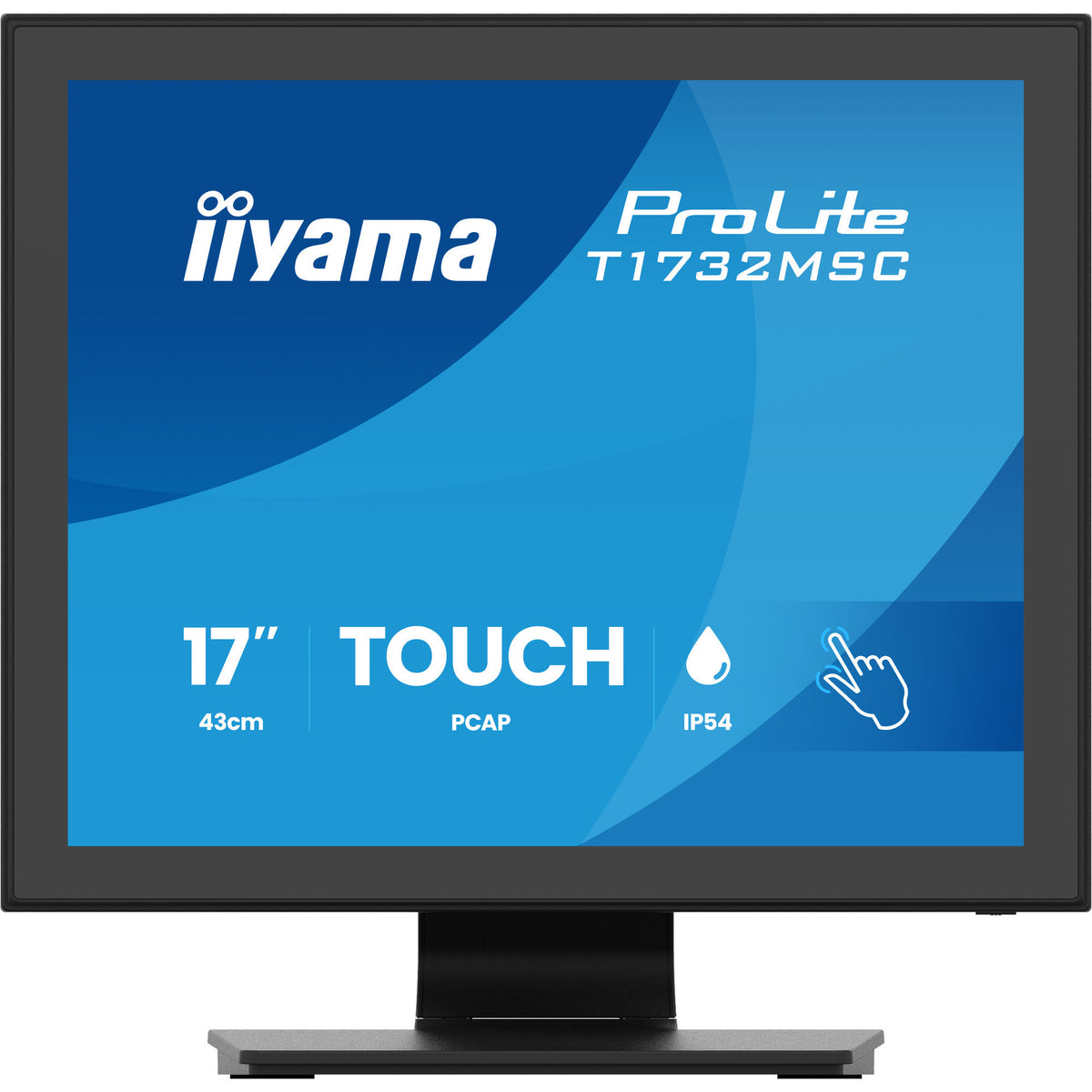 Iiyama Prolite T1732MSC-B2S 17 Touchscreen-Monitor (schwarz, VGA, HDMI, Display-Port, Audio, Touchscreen)