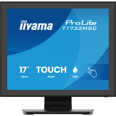 Iiyama Prolite T1732MSC-B2S 17 Touchscreen-Monitor (schwarz, VGA, HDMI, Display-Port, Audio, Touchscreen)