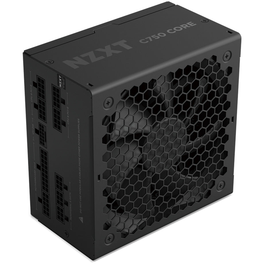 NZXT C750 Gold Core Modulares 750-Watt-Netzteil (Schwarz, 1x 12V-2x6, 2x PCIe)