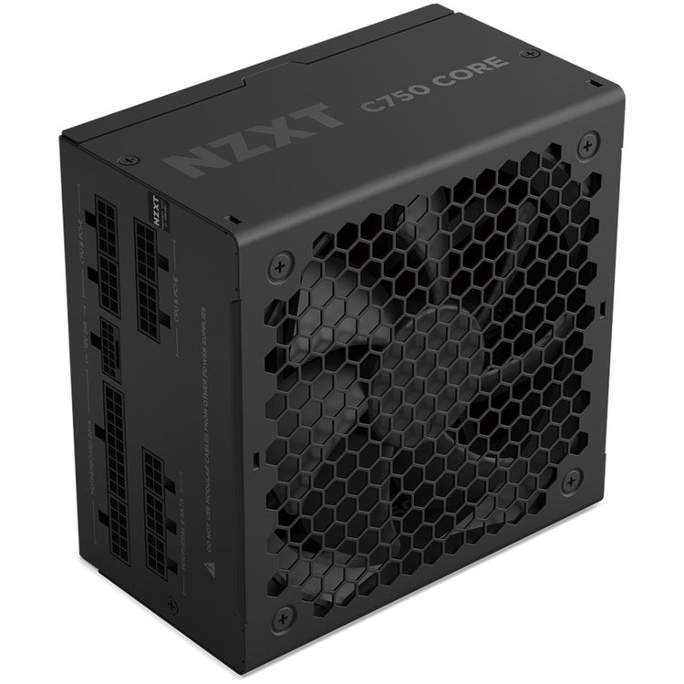 NZXT C750 Gold Core Modulares 750-Watt-Netzteil (Schwarz, 1x 12V-2x6, 2x PCIe)