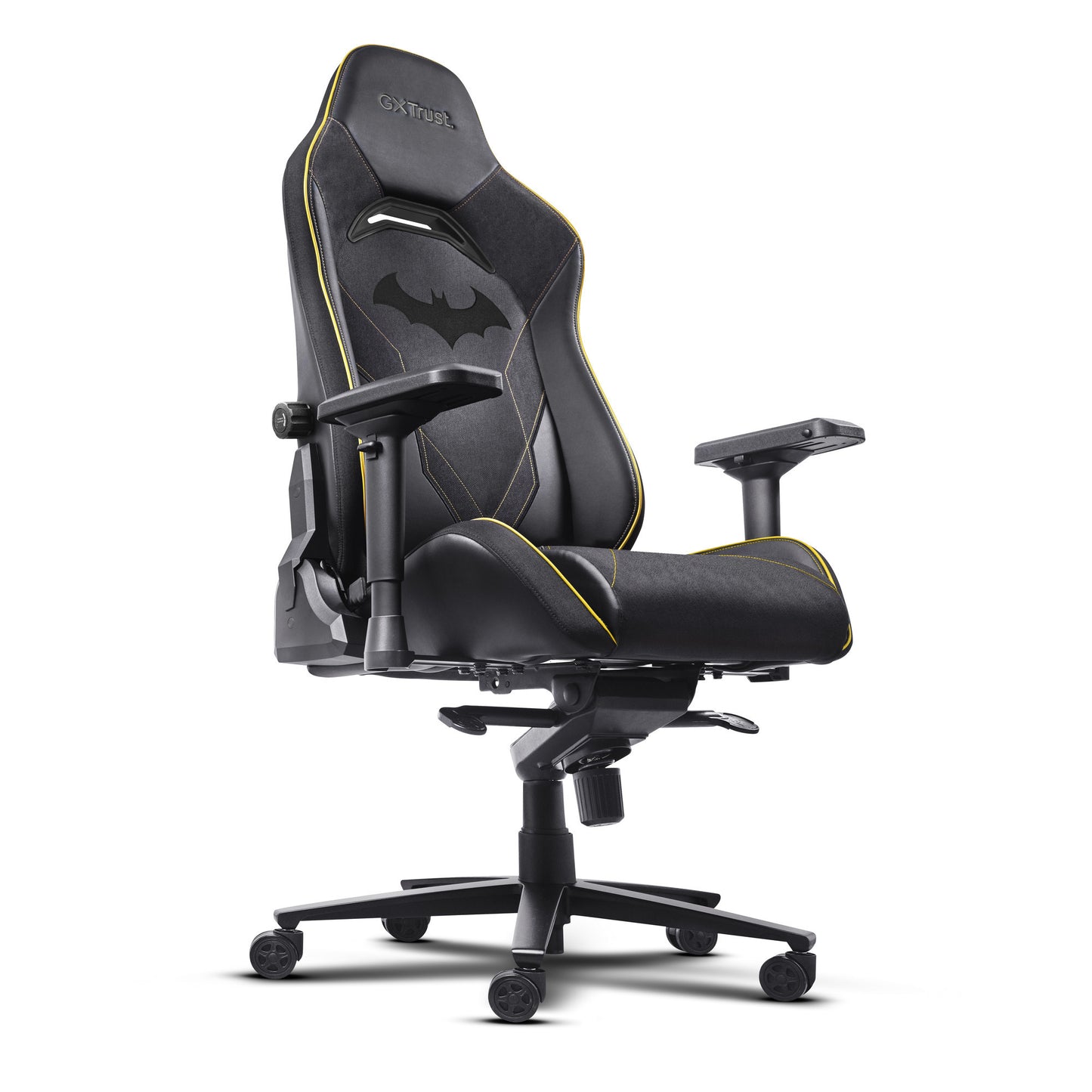 Trust GXT 721BM Ruya Pro Premium bequemer Gaming-Stuhl (Schwarz Gelb)