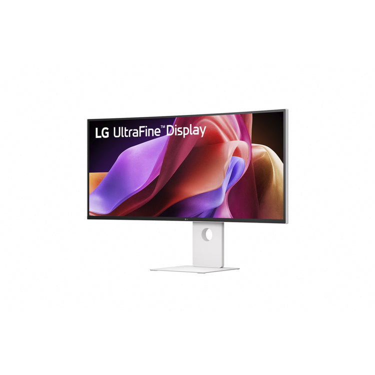 LG Ultrafine 40U990A-W 40 4K UHD gebogener Ultrawide-Monitor (Weiß Schwarz, 2x HDMI, Display Port, 2x USB-A, 5x USB-C, 2x Thunderbolt)