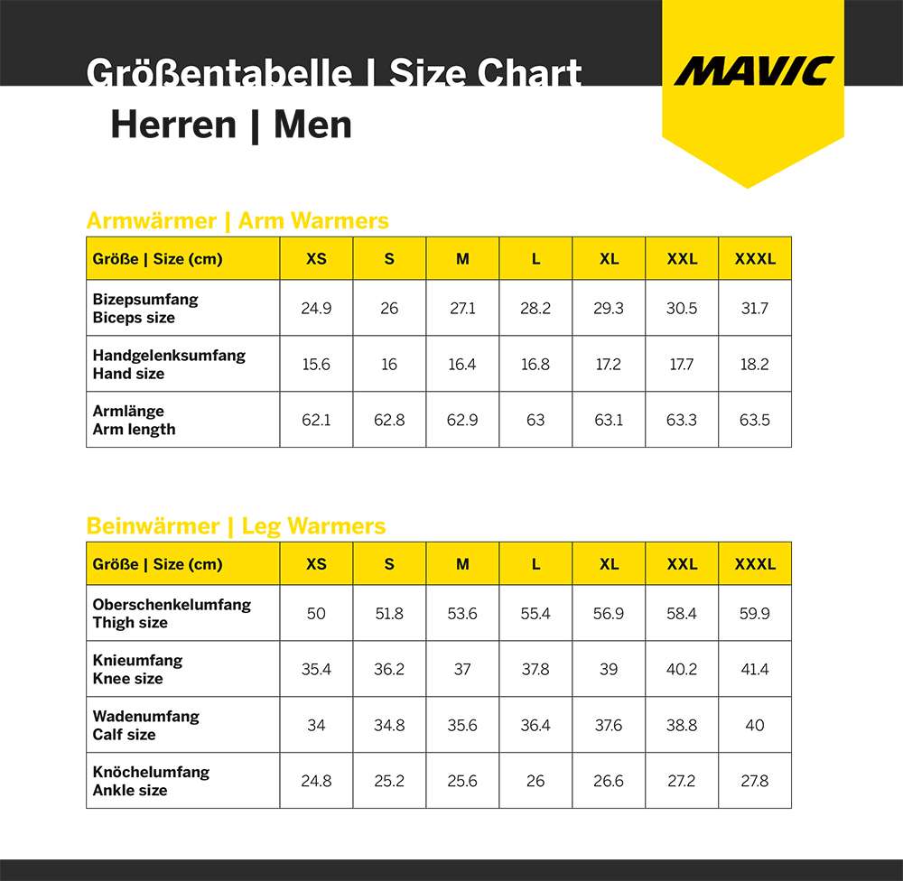 Mavic Cosmic – Armstulpen