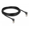 Delock RJ45 Network Cable Cat.6a S FTP Slim 90 ° nach oben