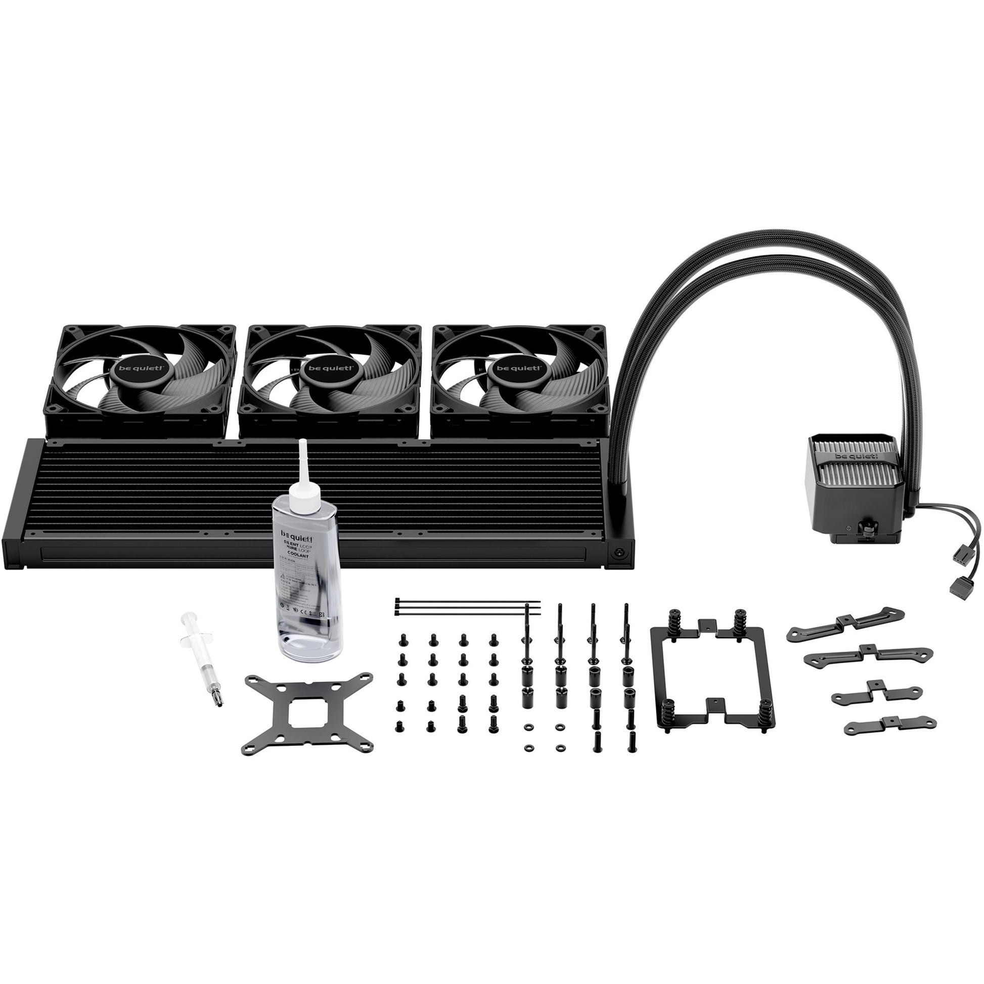 Ruhig sein! Silent Loop 3 420 Wasserkühlung (schwarz, 4-Pin-PWM)
