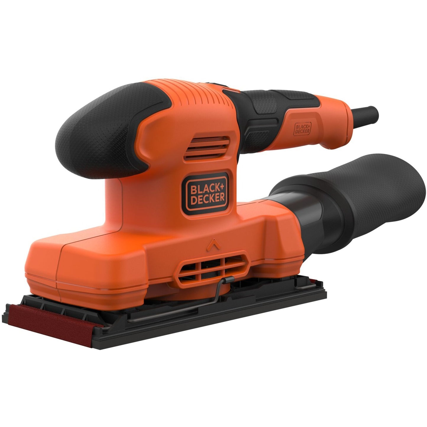 Black+Decker bew220 150w 1 3-Blatt-Exzenterschleifer | 1x Schleifblatt | Staubsammelbeutel – bew220-qs