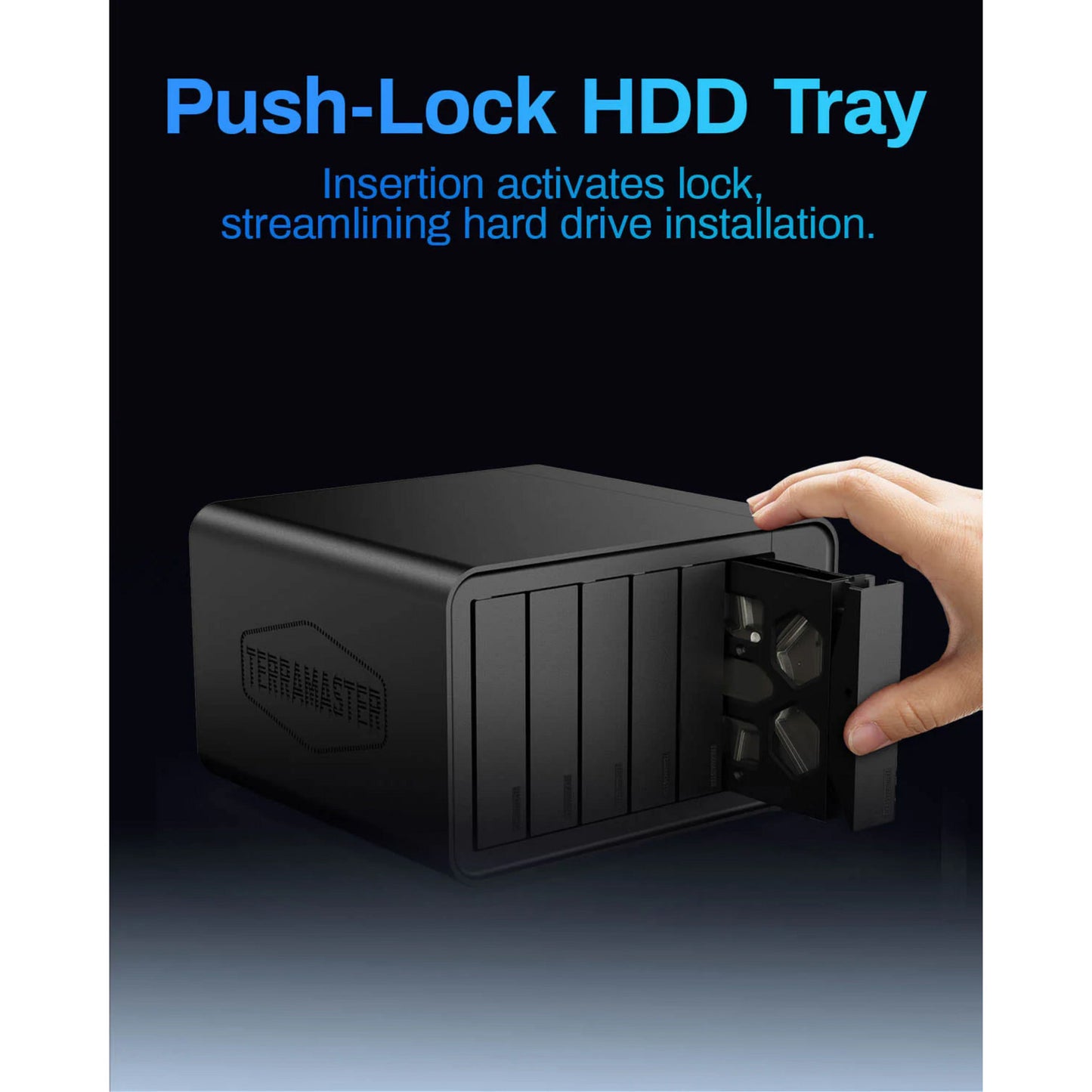 Terramaster f6-424 max NAS (schwarz, 2x 10GBe, USB, HDMI)
