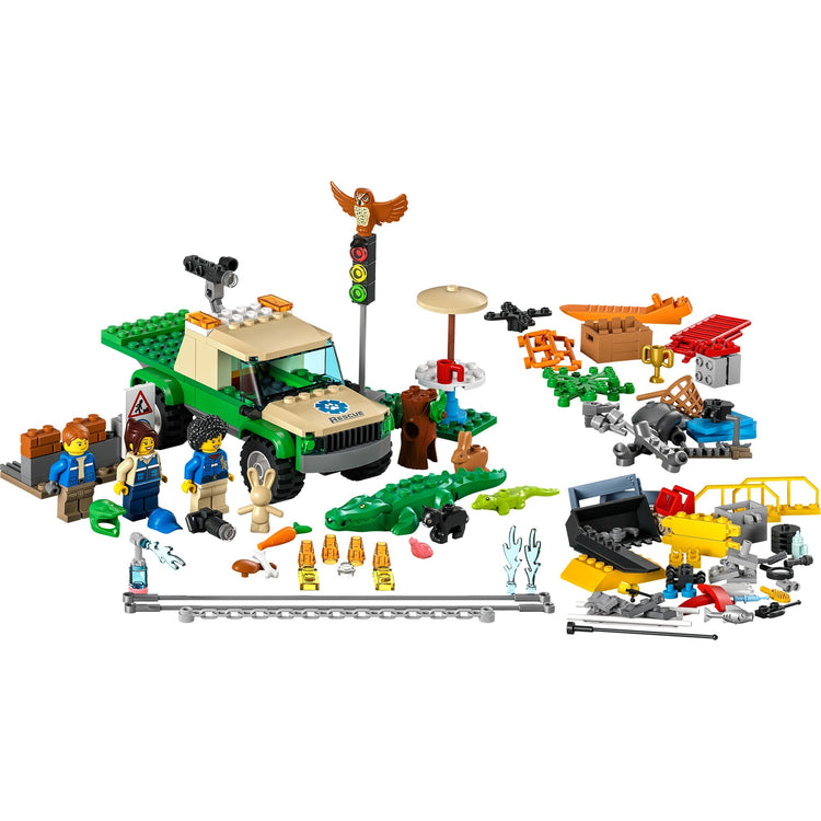Lego City – Wildtier-Rettungsmissionen, Konstruktionsspielzeug (60353)