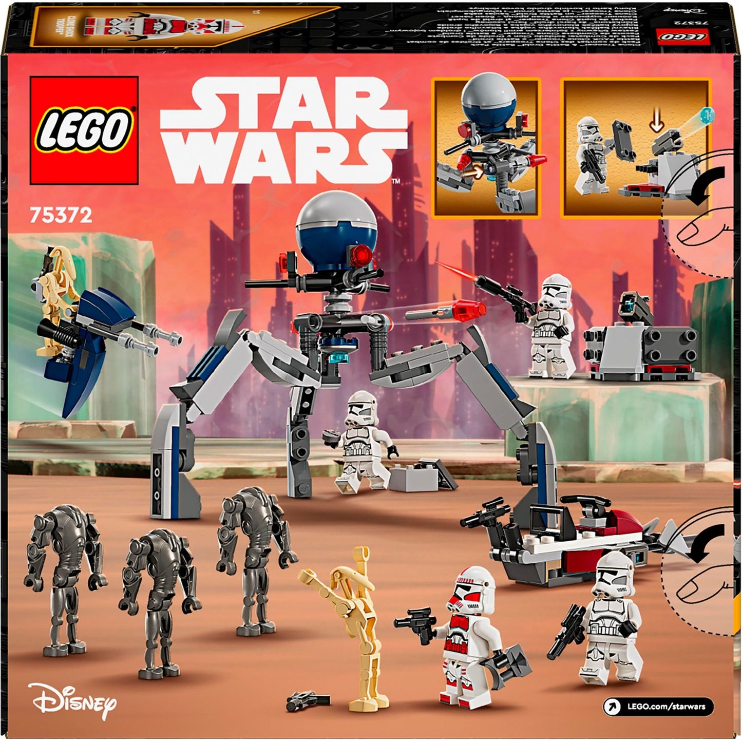 Lego Lego Star Wars 75372 Klon Trooper und Battle Droid Battle Pack