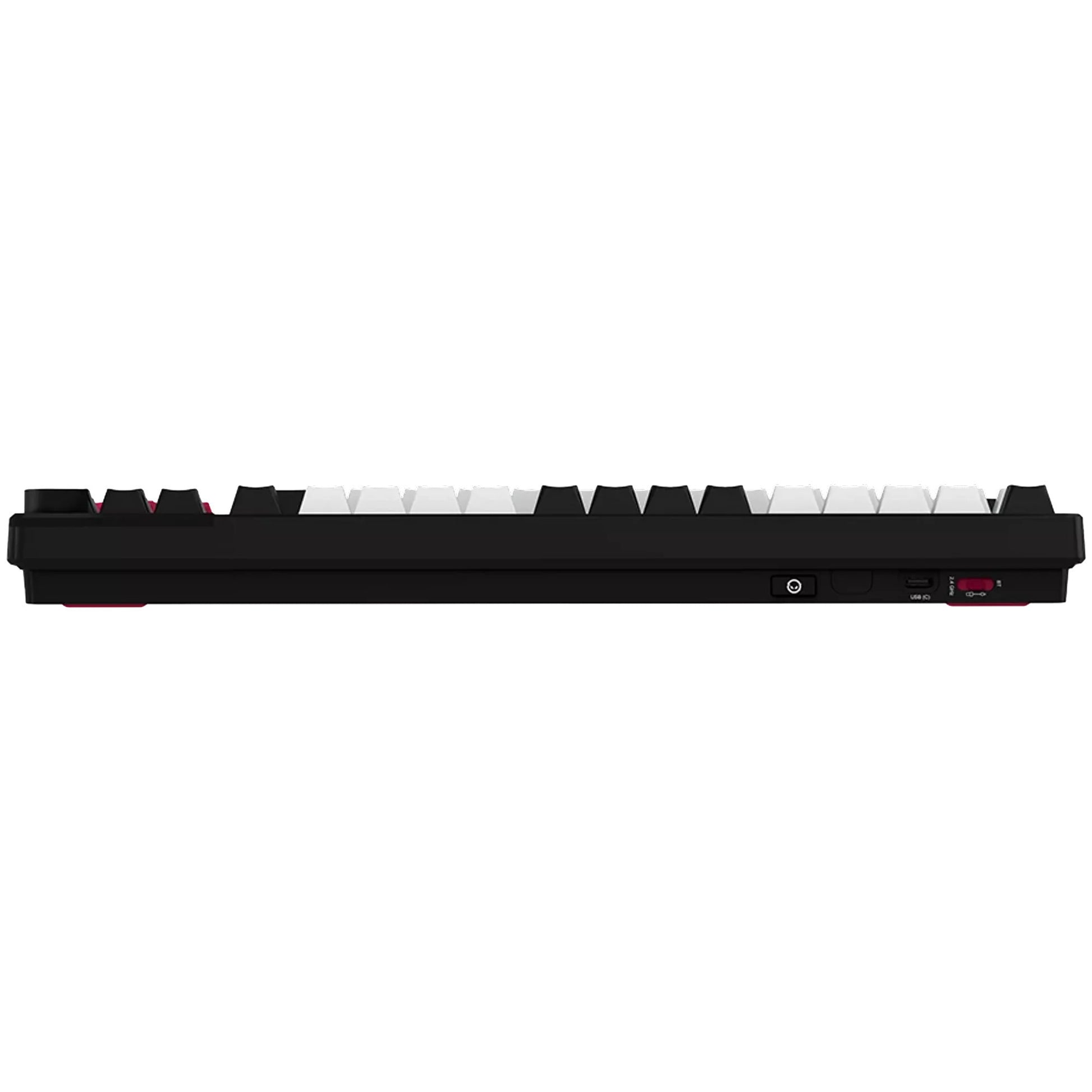Lorgar kbp70tklw, Gaming-Tastatur (schwarz, US-Layout, logar toxic purple, TKL, RGB, Hot-Swap-fähig, PBT Double-Shot, Bluetooth 2,4 GHz USB)
