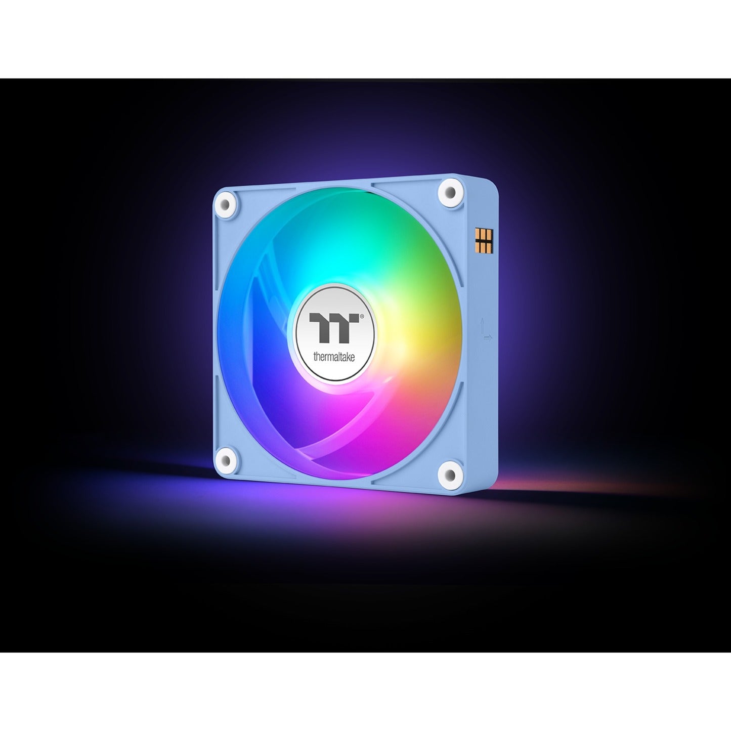 Thermaltake CT120 EX ArGB Sync PC-Lüfter Hydrangea Blue (3-Lüfter-Pack) Gehäuselüfter (Hellblau, 3 Stück, 120 x 120 x 25 mm, PWM)