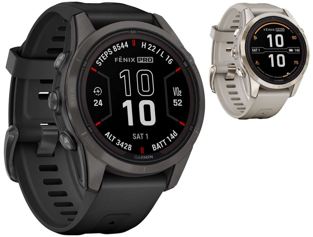 Garmin fenix® 7s pro – Sapphire Solar 42 mm Edition – GPS-Multisport-Smartwatch