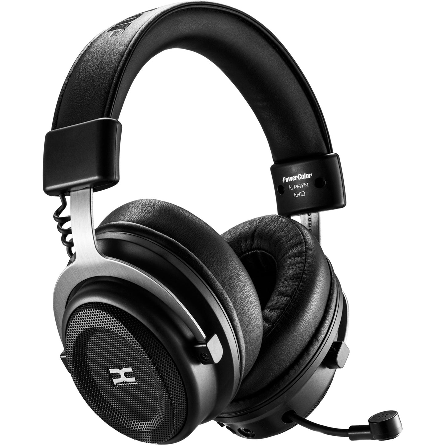 Powercolor Alphyn AH10 Kabelloses Over-Ear-Gaming-Headset (Schwarz, PC, Konsole oder Mobilgerät)