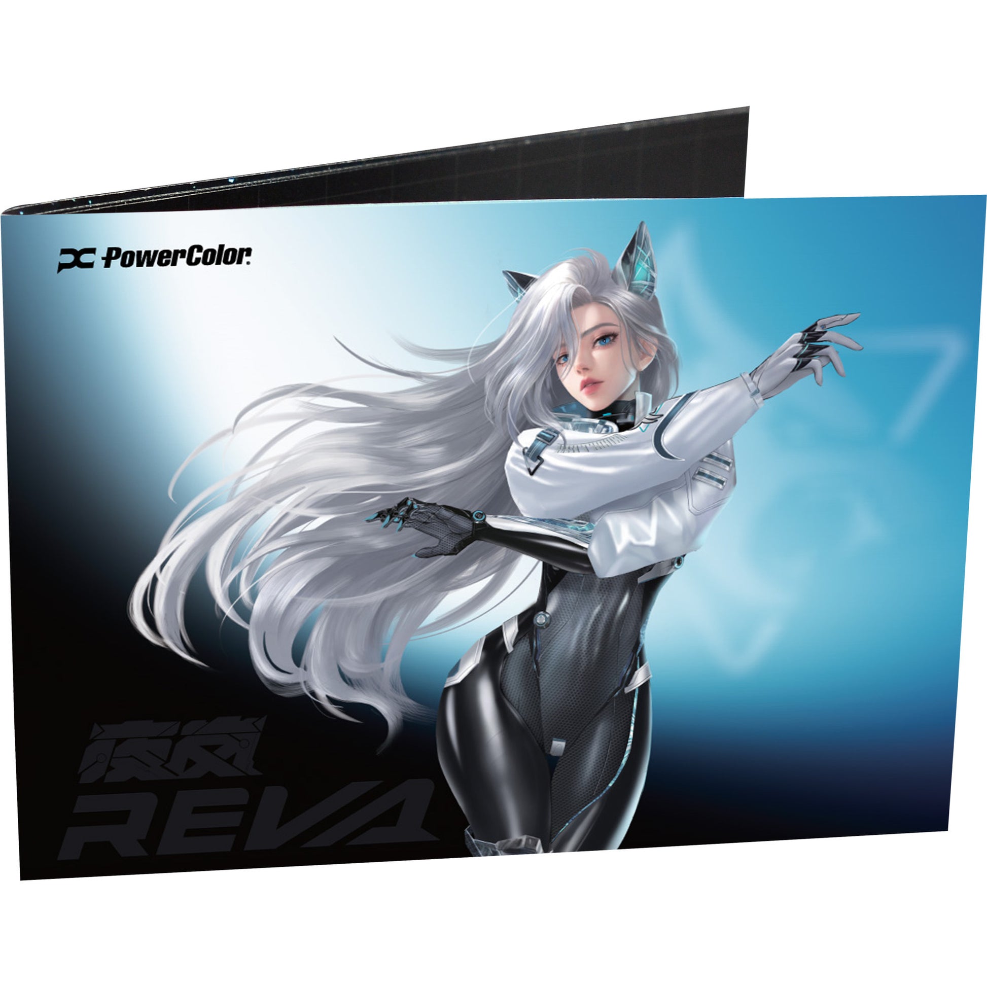 Powercolor Radeon RX 9070 XT Hellhound Reva16GB Limited Edition Grafikkarte (weiß schwarz, RDNA4, GDDR6, 3x Display Port, 1x HDMI)