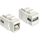Delock Keystone -Modul USB 2.0 A bis USB 2.0 B Connectioni